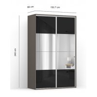 DRESSING LEX 151-240-66 D GRI/CZP/O